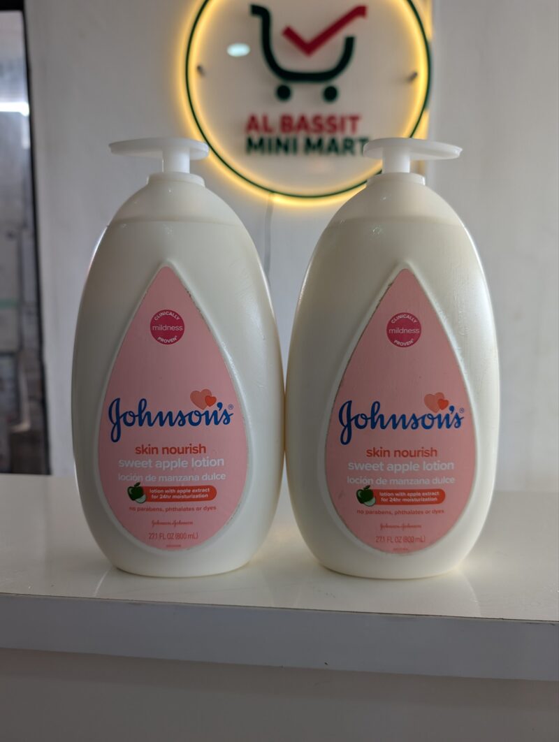 Highlights
Johnson’s Skin Nourish Sweet Apple Lotion
