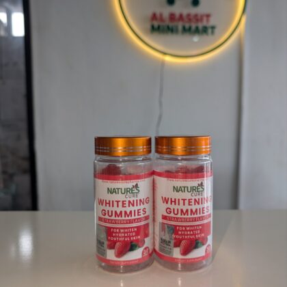 Nature'S Cure Advanced Whitening Gummies + Biotin Strawberry Flavor