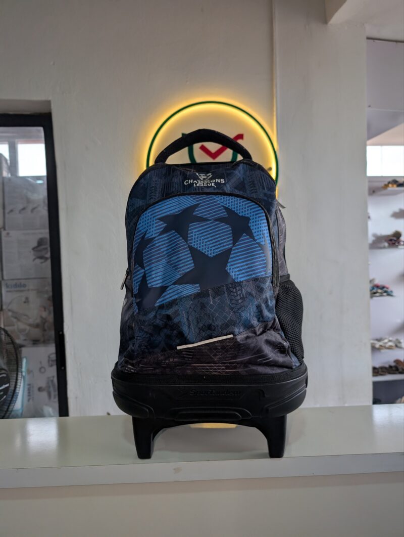 champion league trolley school bag
